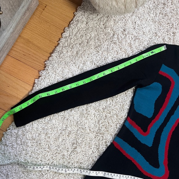 Venus womens retired Black Sweater Dress sz Small. - Picture 4 of 6